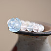 Женское кольцо, аквамарин, кварц Lotus Fun (ручная работа) размер 18,0, вес 2,03гр, фото 3