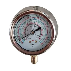 Манометр для фреона AFrost, R507A/R134a/R404A/R407C, 0-250 psi, радиальный