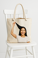 Шопперы с дном, замком, кнопкой.