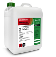 Моющее средство для бережной очистки поверхностей от ржавчины и минеральных отложений San-easygel, 5 л