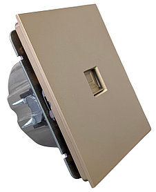 UTEN  золото компьютерная розетка 1я RG45 cat5