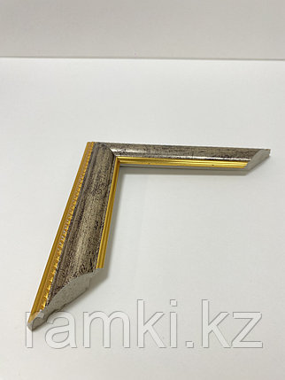 Цвет камень с золотом рамка, 3м*2см*1,5см, фото 1