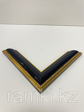 Цвет черный с золотом рамка, 3м*2см*1,5см, фото 2