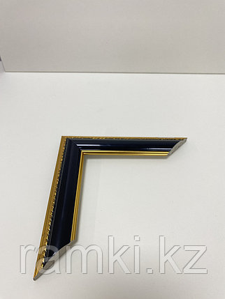 Цвет черный с золотом рамка, 3м*2см*1,5см, фото 1
