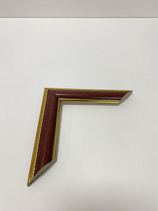 Түсі қызыл алтын жақтаумен, 3м*2см*1,5см