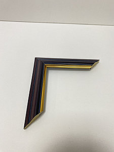 Түсі қою қоңыр алтынмен, 3м*2см*1,5 см