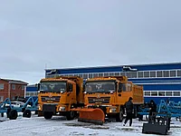 Скоростной отвал Buran-2 коммунальный городской на резиновом ноже