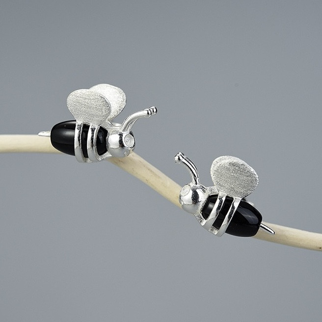 Женские серьги, серебро 925пр  Lotus Fun (ручная работа) вес 2,48гр, Агат, фото 1