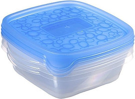 Ёмкость Take away 0.6 л*3 Curver син,(214420)