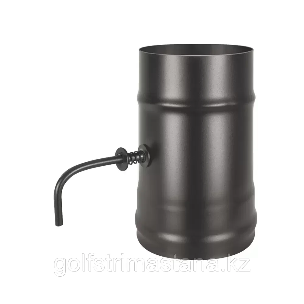 Шибер поворотный BLACK (AISI 430/1,0мм) д.120