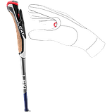 Палки карбоновые LEKI Traveller Carbon (черно-синие), фото 6