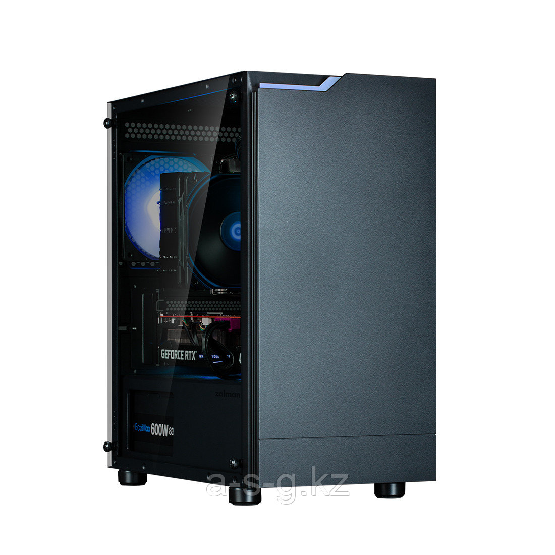 Компьютерный корпус Zalman T4 PLUS BLACK без Б/П