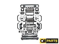 ОБВЕС АПГРЕЙД НА AMG G63 2025 MERCEDES BENZ G-Class W463 1992-2024 - A4638852A63KIT (CHINA)