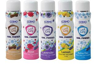 COSMO Cool powder парфюмированный тальк Active Deo 250 g