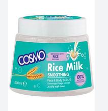 COSMO FACE&BODY SCRUB Скраб для лица и тела RICE MILK 500ml