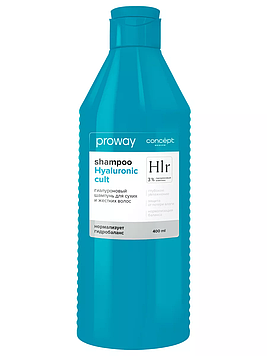 Concept ProWay Шампунь гиалуроновый для сухих и жестких волос, 400мл