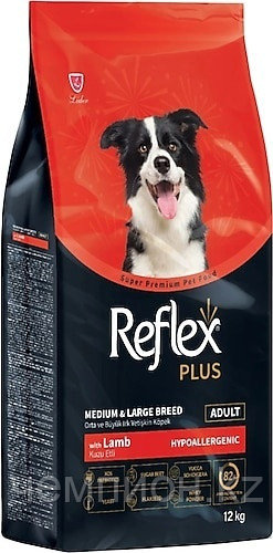 RFX215 ReflexPlus Adult Medium&Large Lamb, корм для взрослых собак средних и крупных пород с ягненком, уп.12кг, фото 1