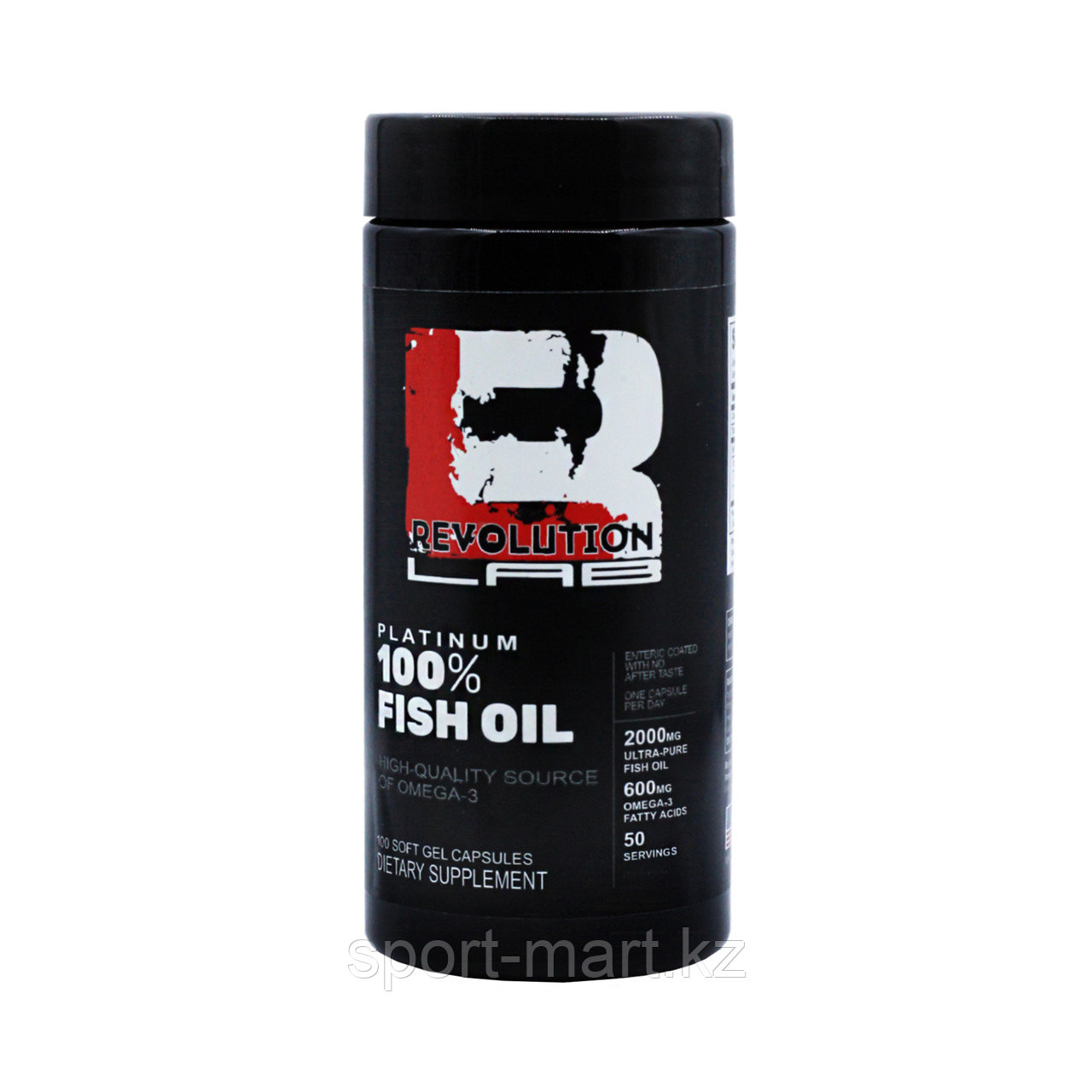 Омега 3 Revolution Lab Omega 1000 мг, EPA 180 мг, DHA 120 мг 100 штук, фото 1