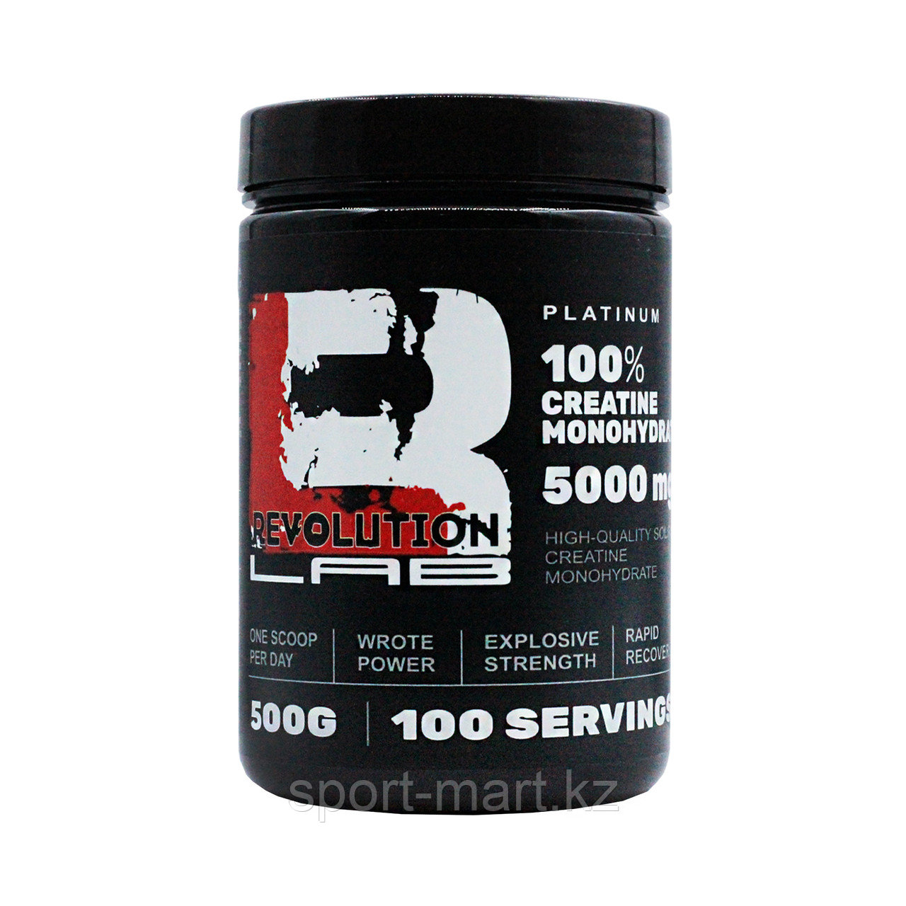 Креатин моногидрат Revolution Lab Creatine 100 порций 500 гр, фото 1