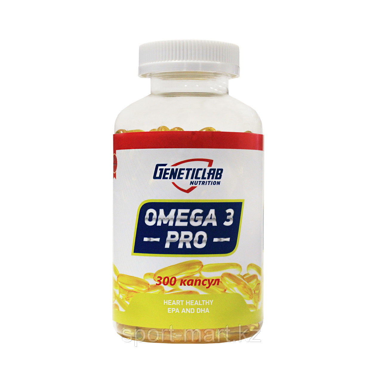 Омега 3 Geneticlab Omega 1000 мг, EPA 180 мг, DHA 120 мг 300 капсул, фото 1