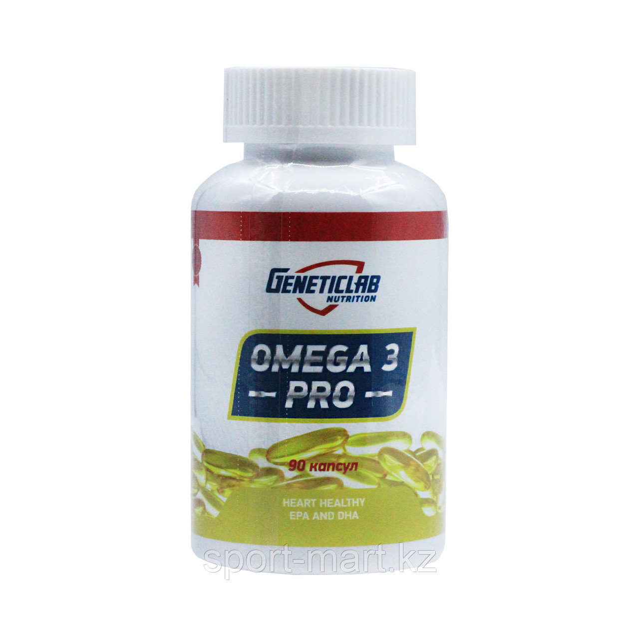 Омега 3 Geneticlab Omega 1000 мг, EPA 180 мг, DHA 120 мг 90 капсул, фото 1
