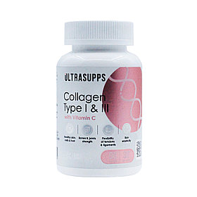 Коллаген Тип 1 и 3 Ultrasupps 90 таблеток
