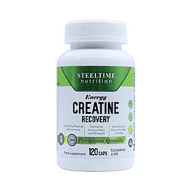 Креатин моногидрат Steeltime Nutrition Recovery 120 капсул
