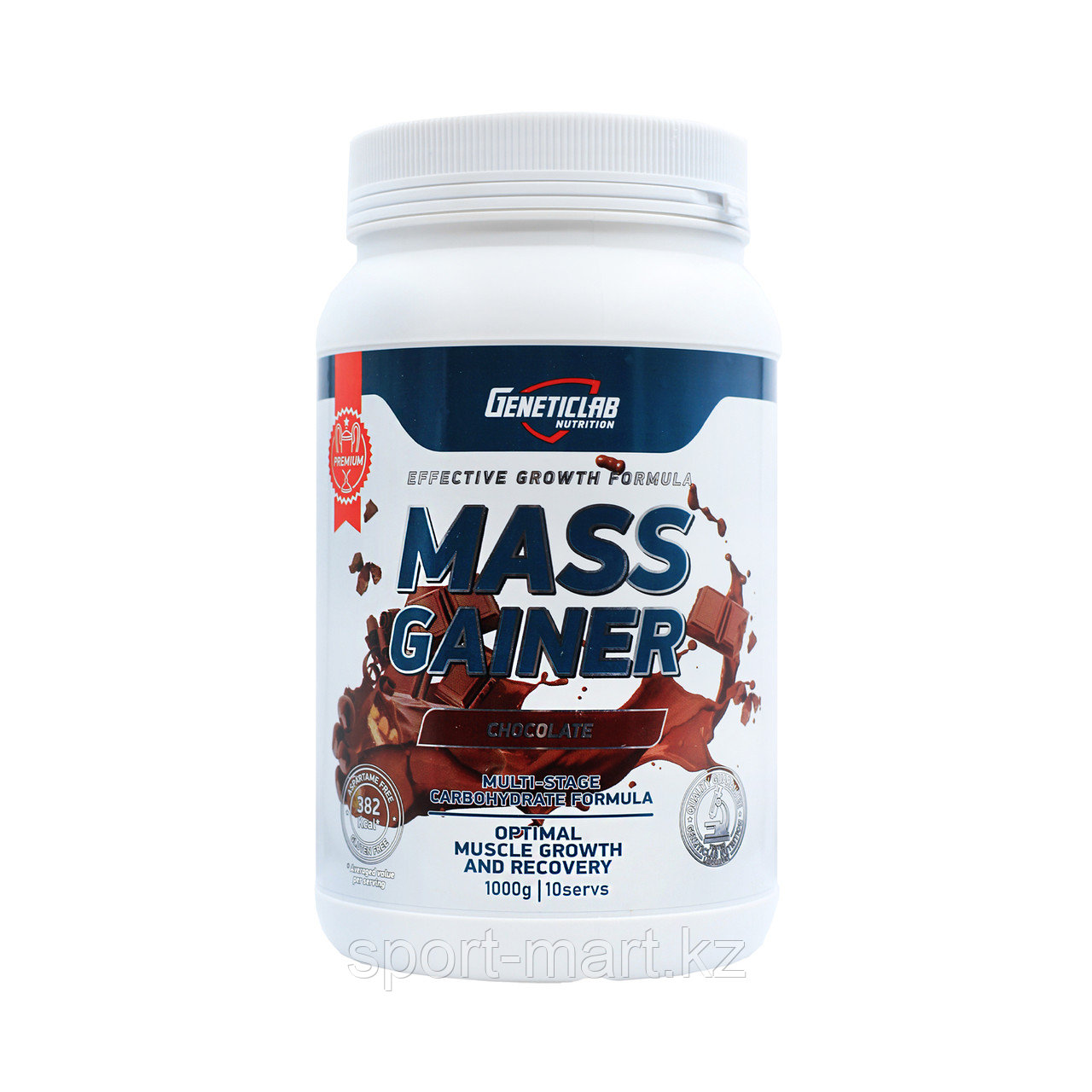 Гейнер высокоуглеводный Geneticlab Mega mass Gainer 10 порций 1000 гр, фото 1