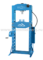 Пресс гидравлический напольный на 30 т с двухскоростным насосом и лебедкой TROMMELBERG SD200830