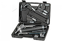 Шприц плунжерный пневматический с поворотом рукоятки. 400 мл. с насадками в кейсе