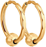 Конго SOKOLOV 140120 вес 0.83 г золото, без вставок