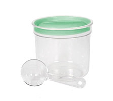 Банка для сыпучих Curver 1 л с ложкой с цветной крышкой