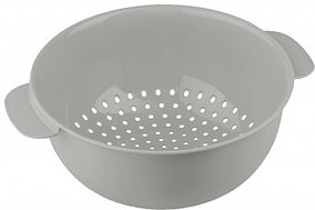 Дуршлаг серый с ручками Practic