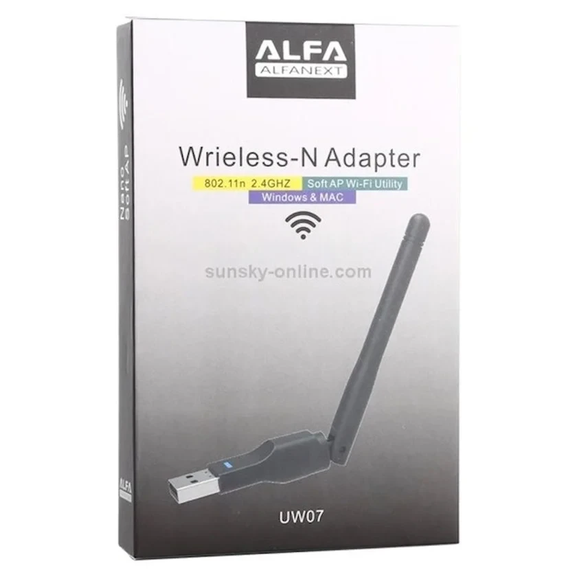 Беспроводной сетевой USB адаптер Alfa UW07