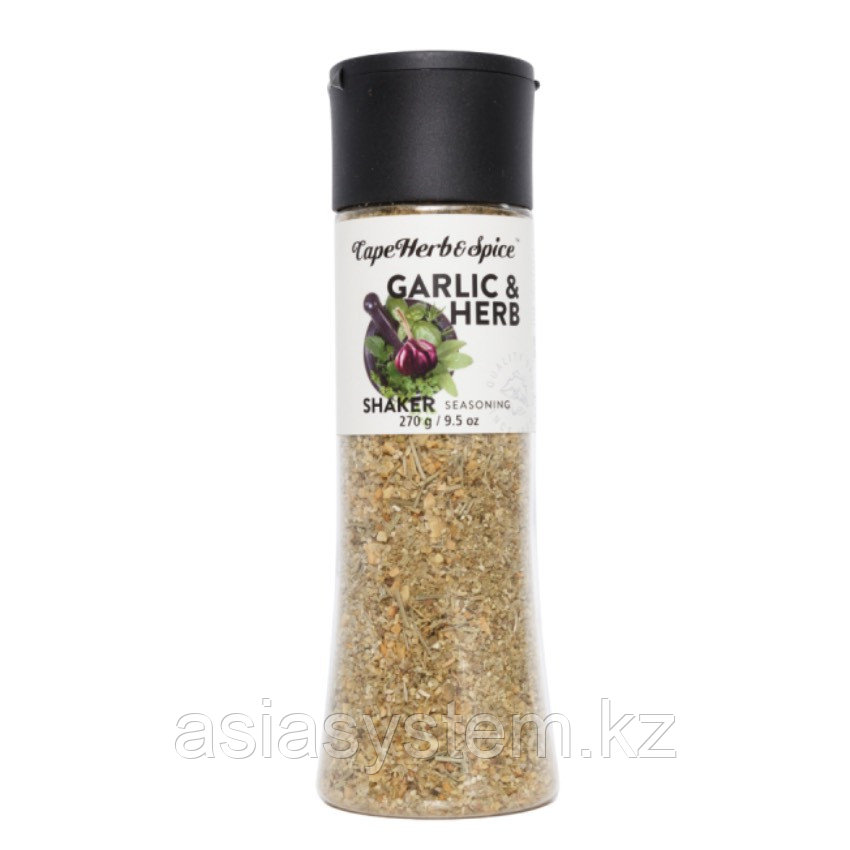СПЕЦИЯ Приправа чеснок и травы 270г шейкер, Cape Herb & Spice, фото 1