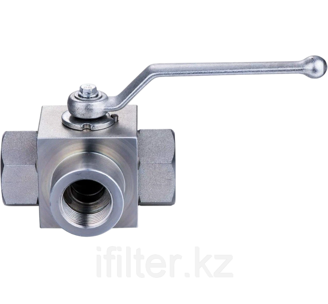 3-ходовые компактные шаровые краны KH (нержавеющая сталь)