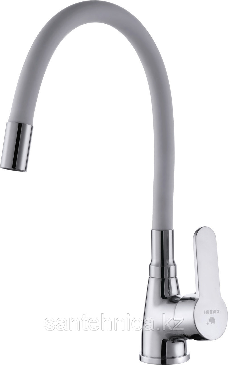 Смеситель Calorie CAL9929A82  гибкий хром/серый