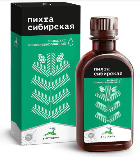 Пихта сибирская, концентрированный экстракт с фруктозой, 200 мл, фото 1