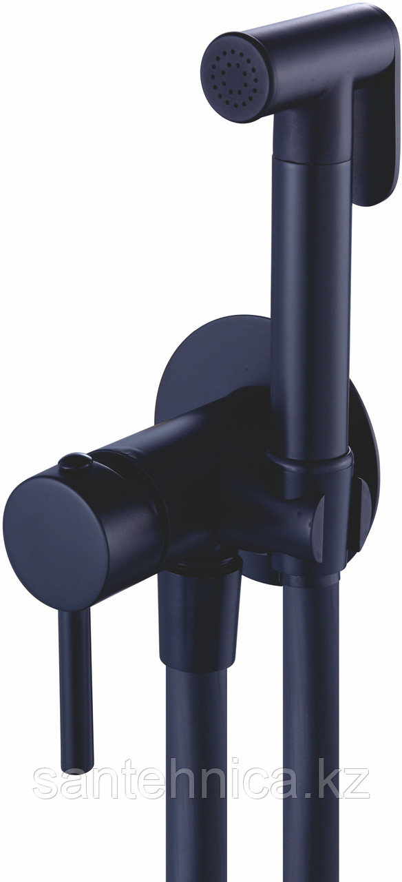 Смеситель Calorie CAL1545D18Q гигиен. черный