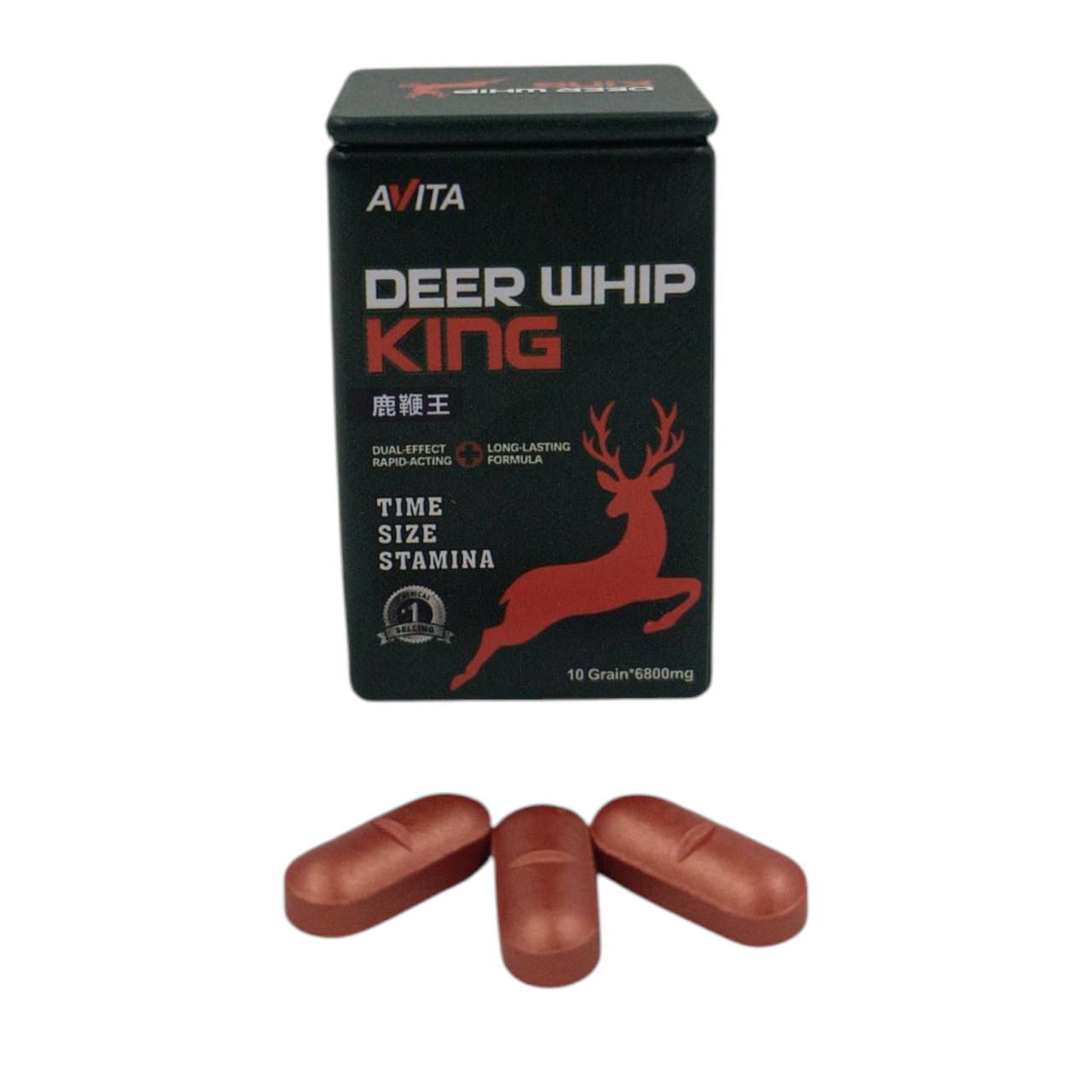 Возбуждающее средство для мужчин Deer Whip King (10 капсул)