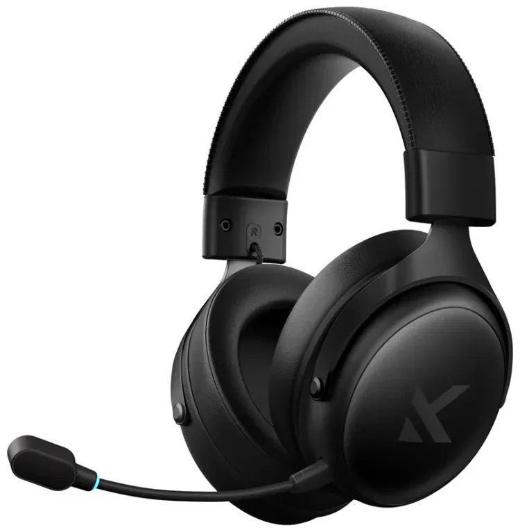 Наушники с микрофоном MCHOSE V9 Pro 7.1 Surround 53mm Drivers 2.4/BT/USB 2000mAh Steel Black HW-V9-2