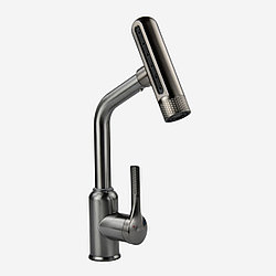 Смеситель для кухни ATLAS HORIZON HN1006607 / 6 режимов / серый