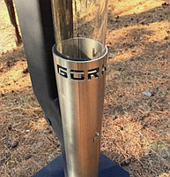 Уличный камин пеллетный нерж