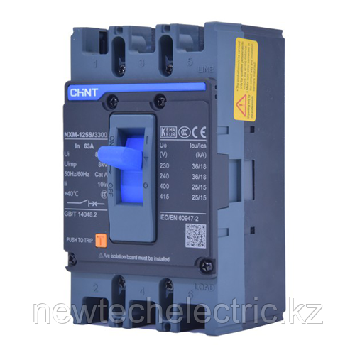 131363  Авт. выкл. NXM-125S/3Р 125A 25кА, фото 1