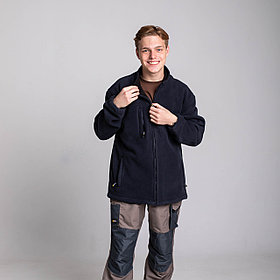 Флисовая Кофта Melange темно-синий