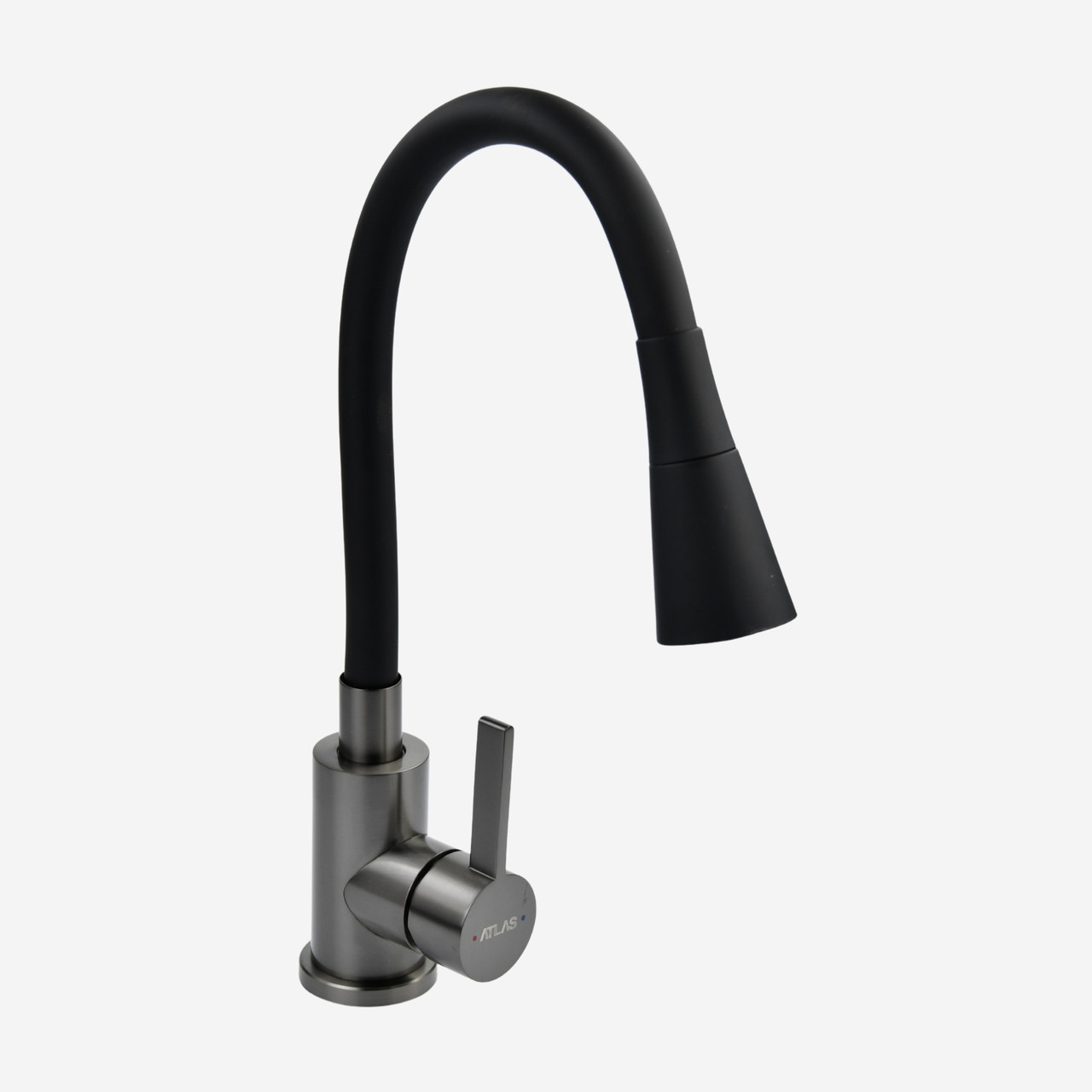 Смеситель для кухни ATLAS VORTEX VX2006607 / нерж. сталь / серый, фото 1
