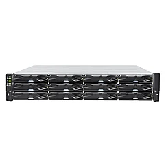 Система хранения данных Infortrend DS1012R2C-B Gen2 (2xCtrl, до 12xHDD, 2xSAS12G внеш. порт, 2x2GB, 8x1G порта iSCSI)
