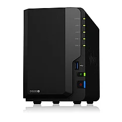 Сетевое хранилище Synology DiskStation DS220+, 2xHDD 3,5", 2х1000Base-T, без дисков