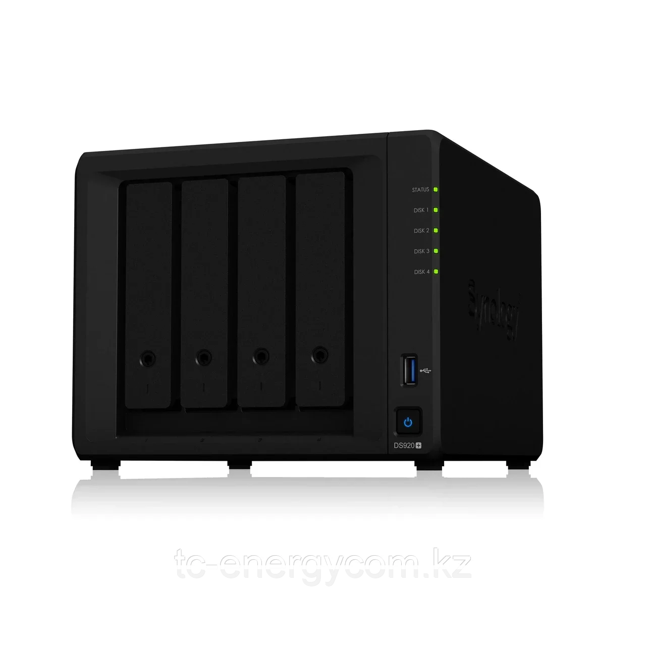 Сетевое хранилище Synology DiskStation DS920+, 4xHDD 3,5", 2х1000Base-T, без дисков, фото 1