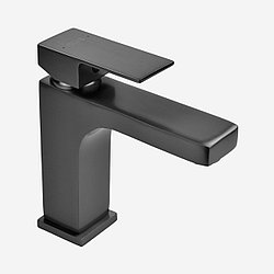 Смеситель для умывальника ATLAS WATERLOO WL2002207 / цинк / серый